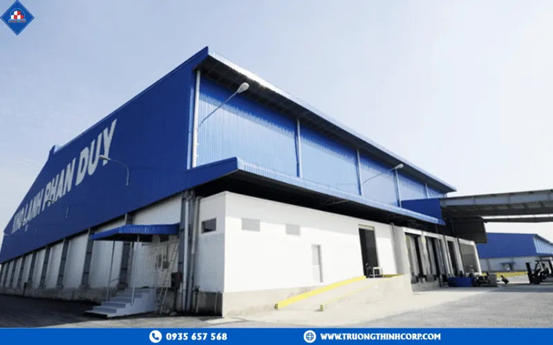 frame of steel truss