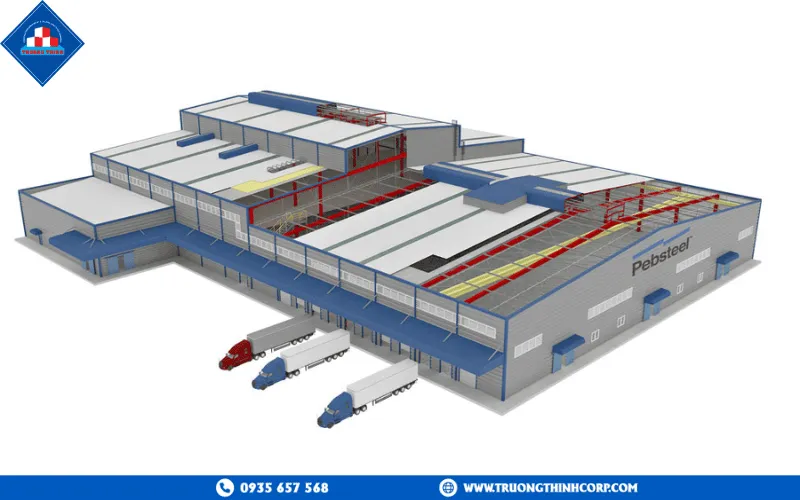 pre-engineered steel building