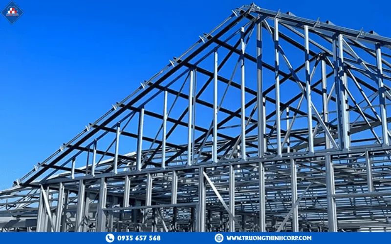 steel truss frame