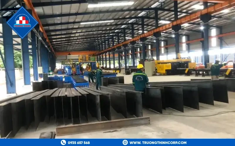 Truong Thinh ’s steel frame manufacturing capacity