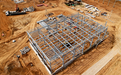 pre-engineered steel building