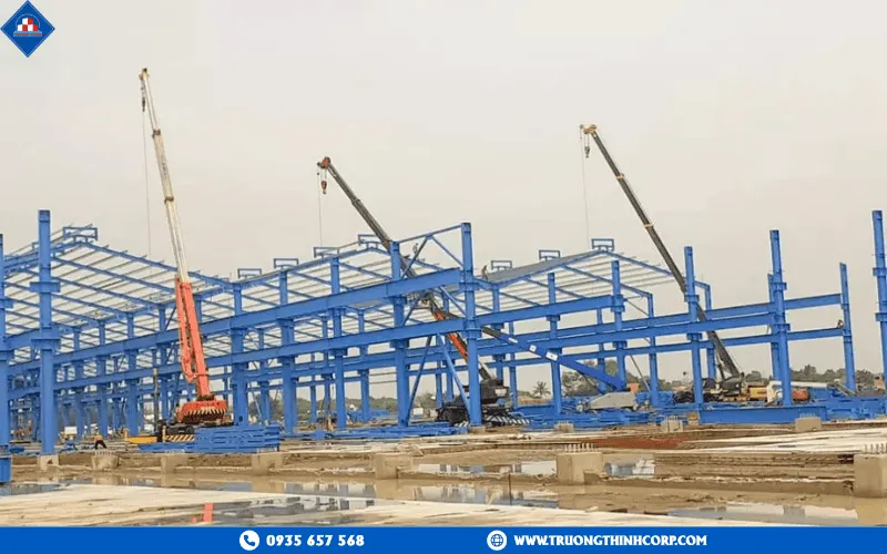 steel structures in construction