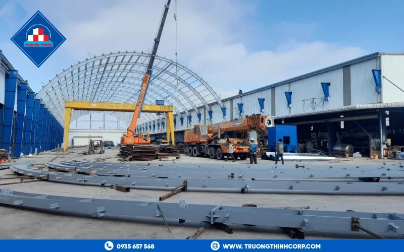 Industrial plants and export zones served by Truong Thinh's steel structures