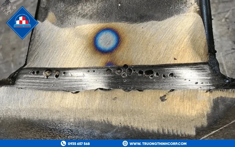 Welding defect inspection during structural steel quality control at Truong Thinh Corp