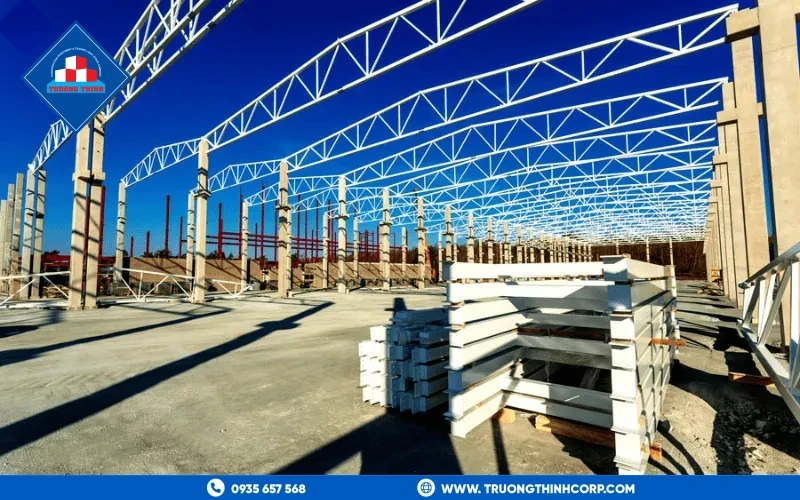 Process of transporting fabricated steel structures from Vietnam for export