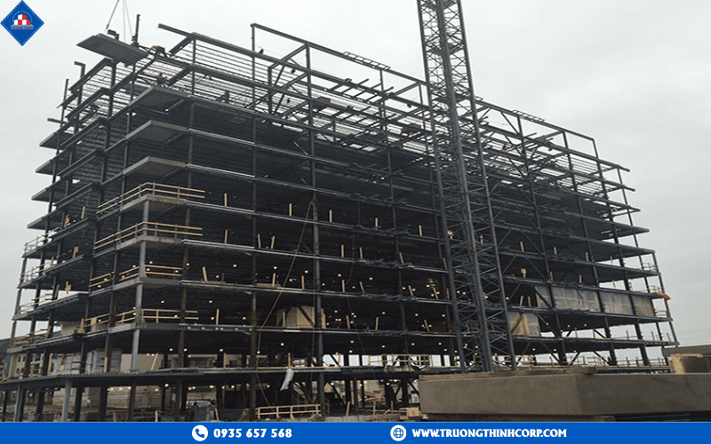 Structural Steel in Shopping Mall Construction