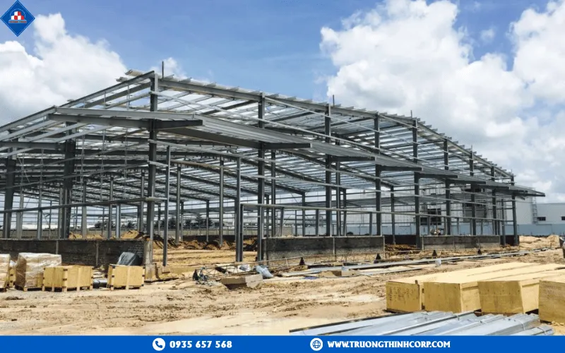 components of a steel structure