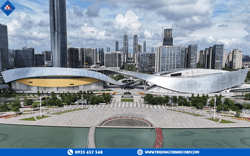 steel structures in exhibition centers construction