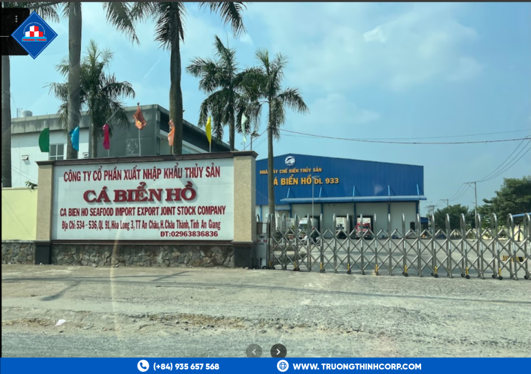Ca Bien Ho Seafood Processing Plant - steel structure project by Truong Thinh Corp